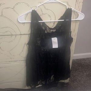 Size medium Black Tank Brand New